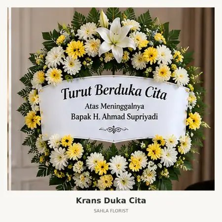 Krans Bunga Duka Dlingo